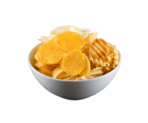 الوجبات الخفيفة، الشيبس والمكسرات