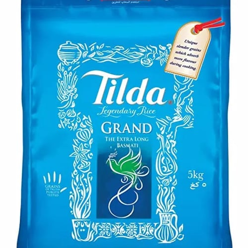 أرز بسمتي تيلدا جراند (Tilda Grand) – 5 كجم